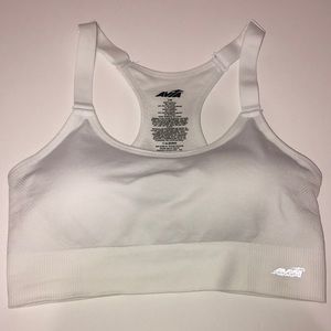 White sports bra